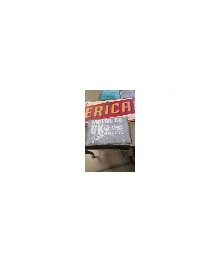 PLAQUE METAL UK MOTOR