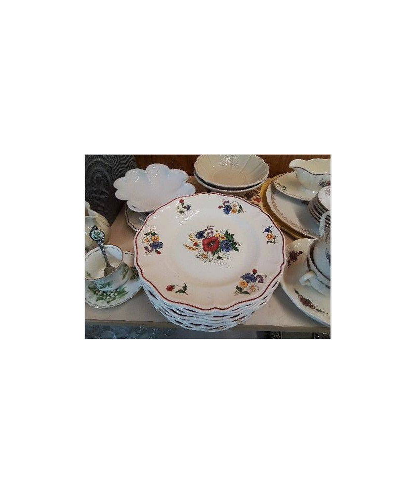 ASSIETTE AVEC MOTIF FLORAL 