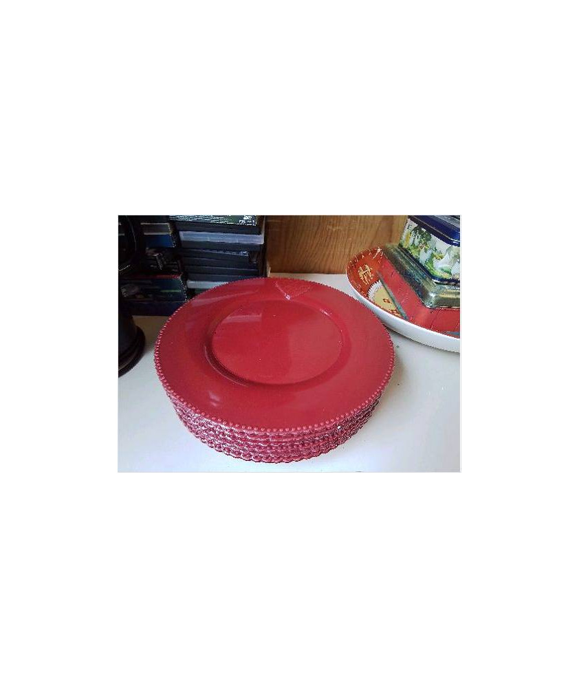 ASSIETTE PLATE MOTIF COEUR 