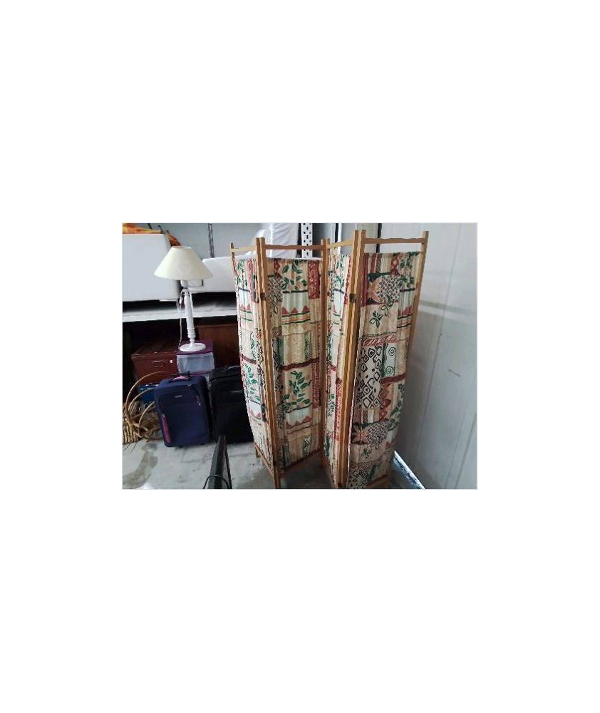 PARAVENT EN TOILE 4 PANS
