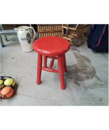 MINI TABOURET ROUGE