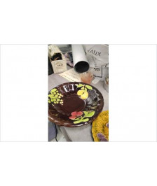 COUPE A FRUITS MARRON