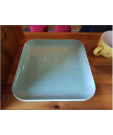 LOT DE 8 ASSIETTES CARRÉ 