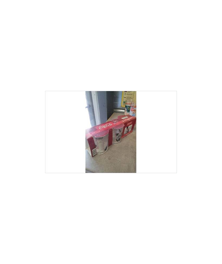 LOT DE 3 VERRES COCA 