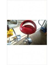 TABOURET DE BAR ROUGE - EN ÉTAT 