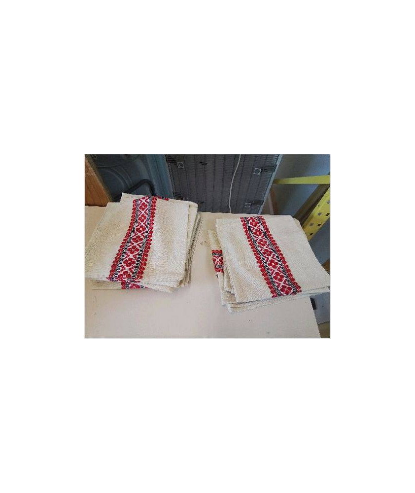 NAPPE ROUGE ET BLANCHE