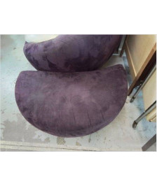 POUF COULEUR POURPRE 