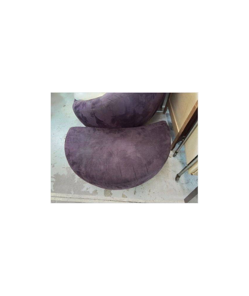 POUF COULEUR POURPRE 