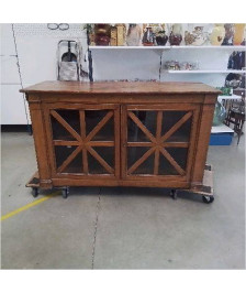 BUFFET BAS 2 PORTES VITRÉES