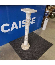 COLONNE MARBRE BLANC