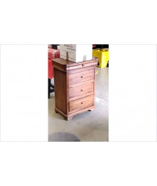 MEUBLE D’APPOINT 4 TIROIRS MERISIER 
