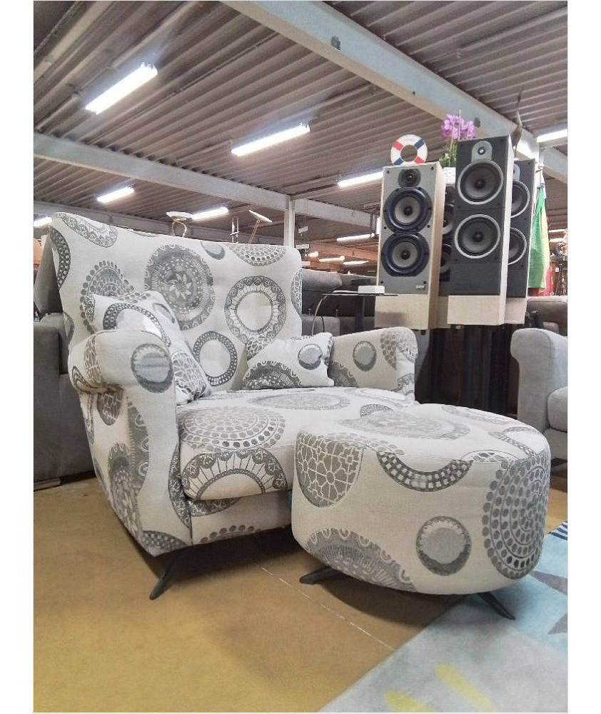 FAUTEUIL FAMA + POUF/REPOSE PIEDS
