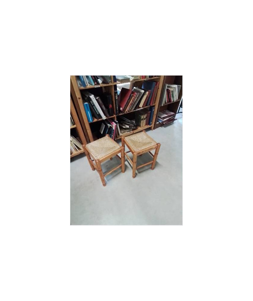 TABOURET PIN PAILLE