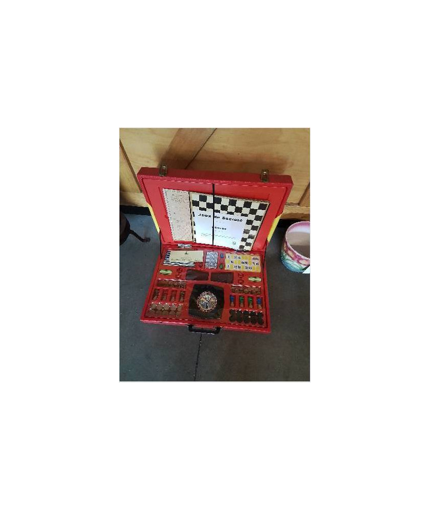 MALLETTE DE JEUX GARNIER ANNÉES 60