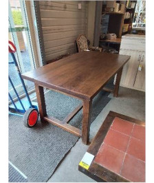 TABLE DE FERME CHENE 150X84,5X75CM
