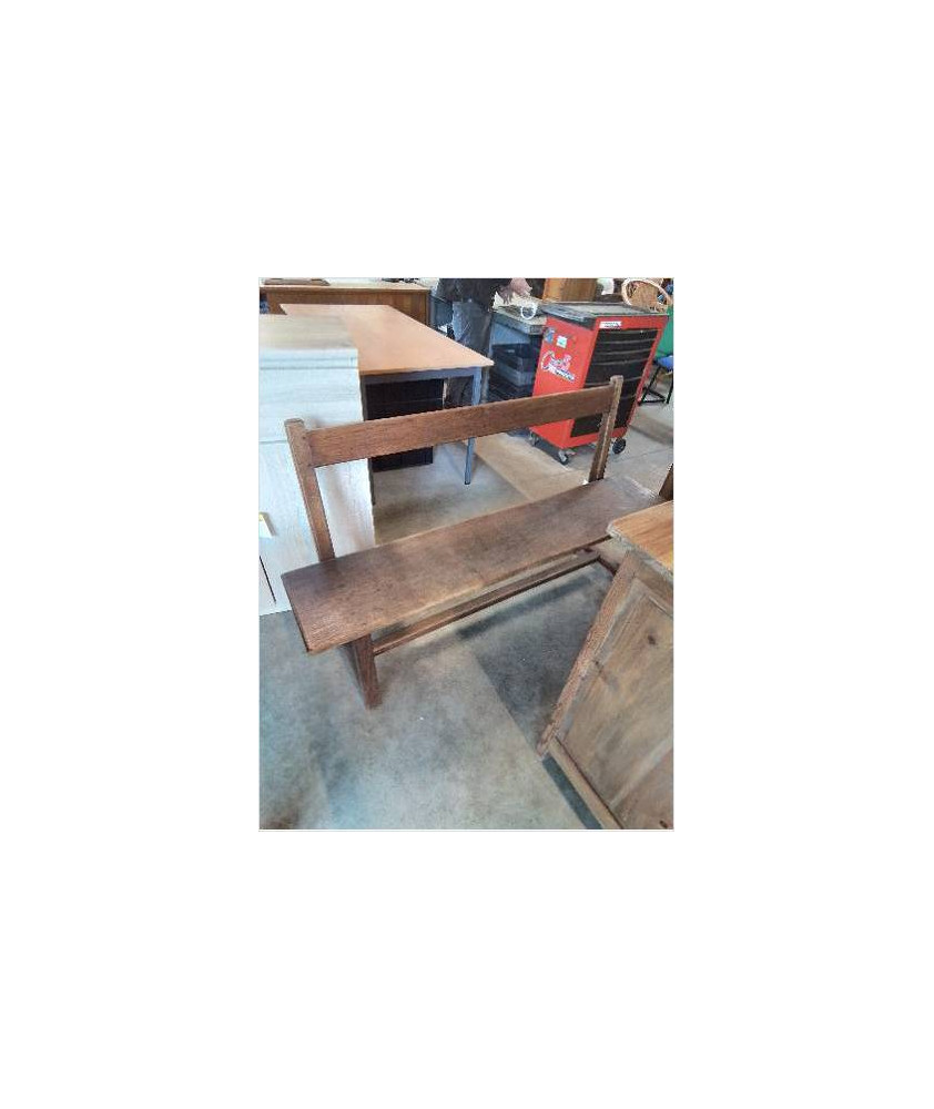 BANC A DOSSIER ET ENTRETOISE DEBUT XXE