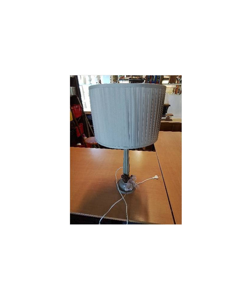 LAMPE BOIS PEINT GRIS AJ TAUPE