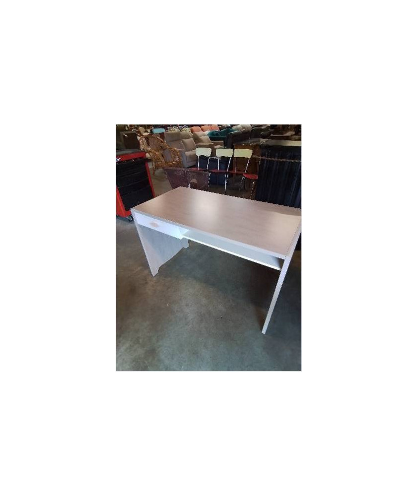 BUREAU RECTANGULAIRE BOIS CRÈME GAUTIER 1 TIROIR 1 NICHE 