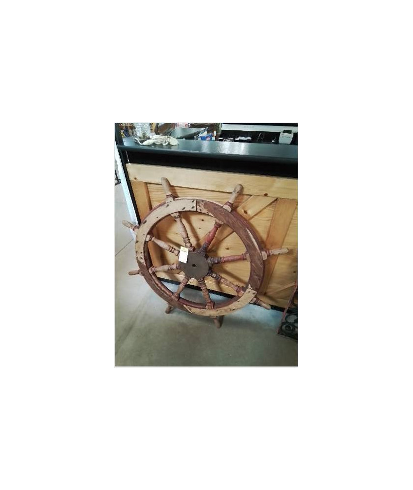 BARRE A ROUE DE NAVIGATION FIN XIXE DEBUT XXE 113 CM