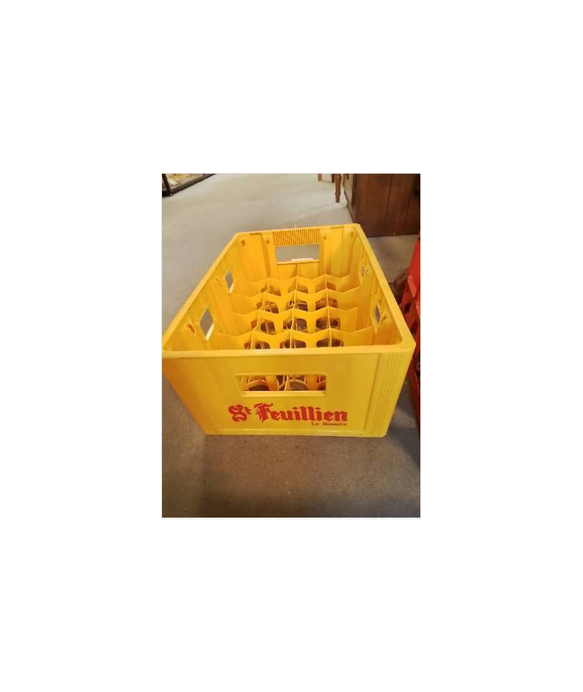 CASIER A  BOUTEILLES RÉSINE JAUNE ST FEUILLIEN