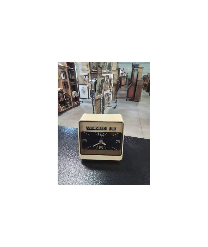 HORLOGE CALENDRIER DATEUR JAZ ANNEES 70