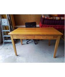 GRAND BUREAU ANNEE 60 PLACAGE DE CHÊNE 