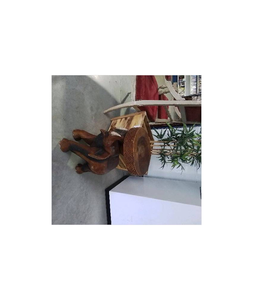 TABOURET BOIS ELEPHANT