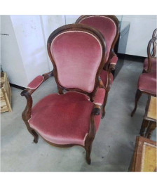 FAUTEUIL ROSE 