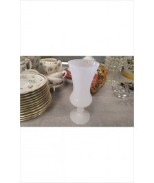 VASE OPALINE BLANC 