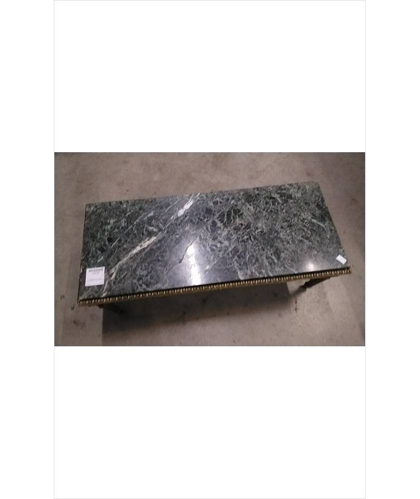 TABLE BASSE DESSUS MARBRE VERT - STYLE LOUIS 16