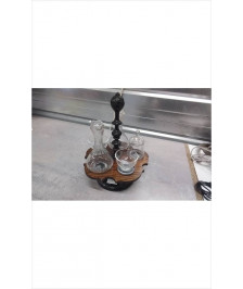 SERVICE CONDIMENTS NAPOLEON 3 - CRISTAL / ANCIEN