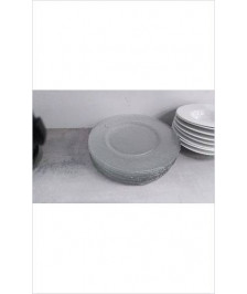 ASSIETTES PLATE VERRE X9 
