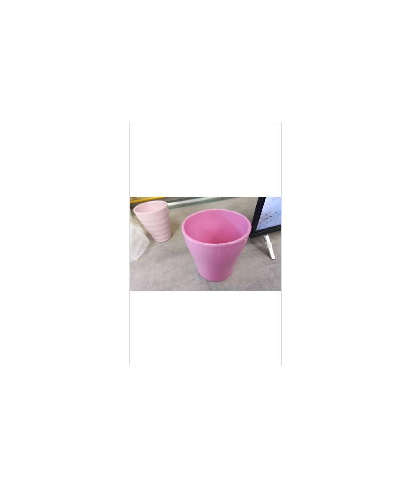CACHE POT ROSE