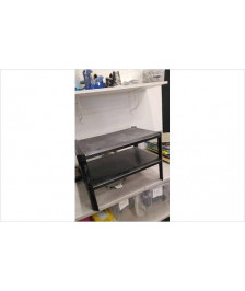 ETAGERE DAPPOINT PLASTIQUE NOIRE 