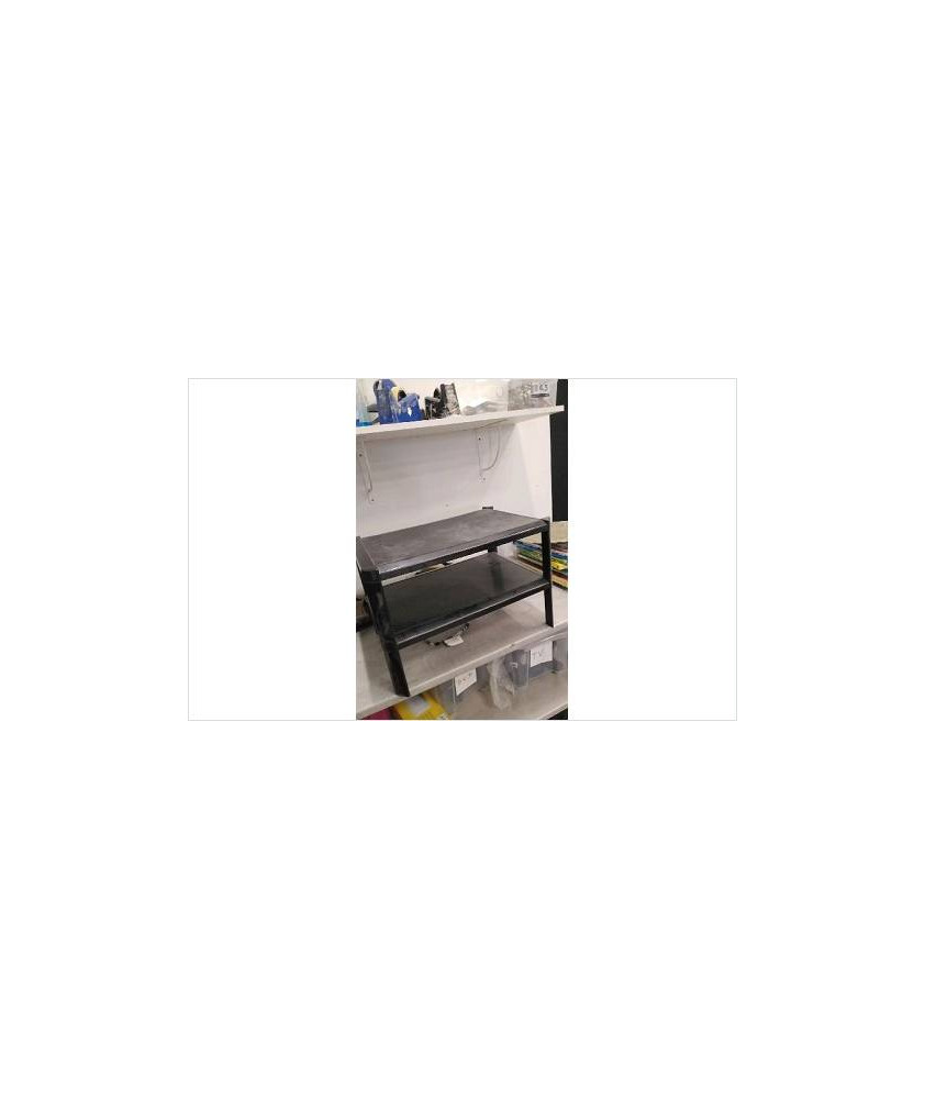 ETAGERE DAPPOINT PLASTIQUE NOIRE 