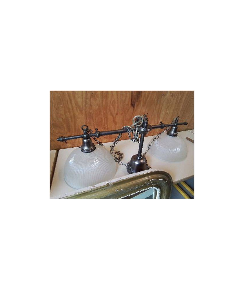 SUSPENSION TYPE BILLARD 2 LAMPES