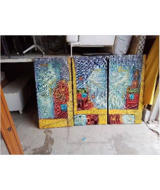 TRIPTIQUE ART ABSTRAIT 