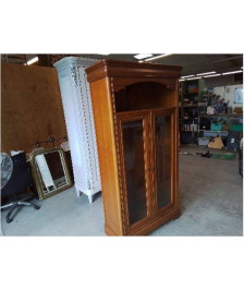 PETITE VITRINE LOUIS PHILIPPE EN MERISIER
