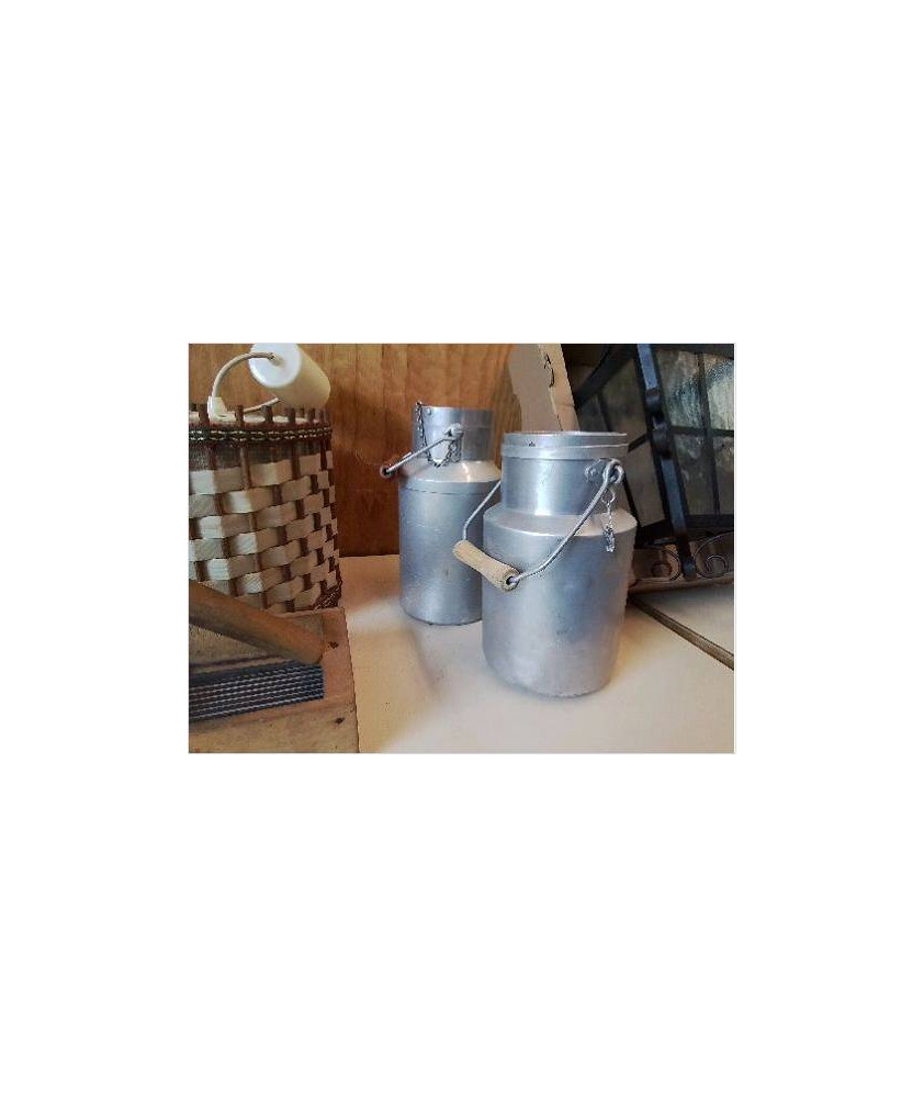 PETIT BIDON DE CREME EN ALUMINIUM