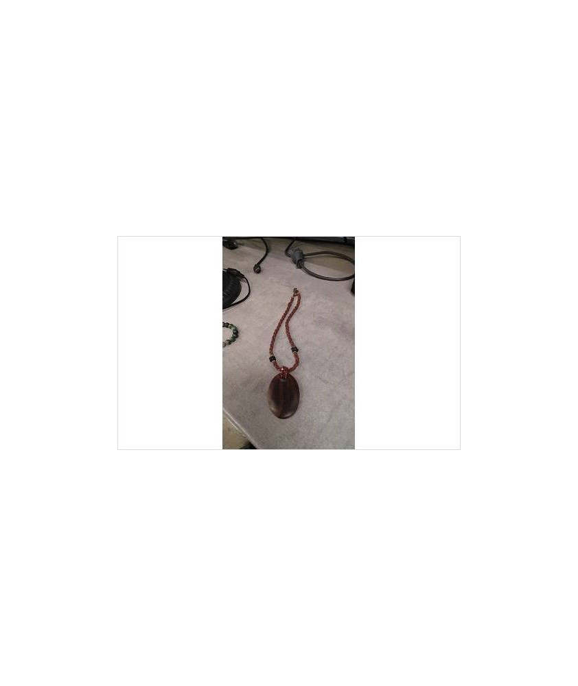 COLLIER BOIS FANTAISIE 