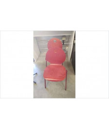 CHAISE BOIS ROUGE 