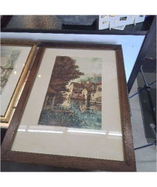 LITHOGRAPHIE PAYSAGE 