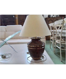 LAMPE A POSER EN GRES ÉMAILLÉ 