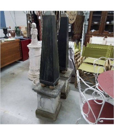 COLONNE + OBELISQUE LA PAIRE