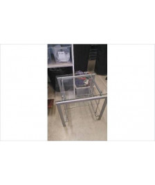MEUBLE TV VERRE