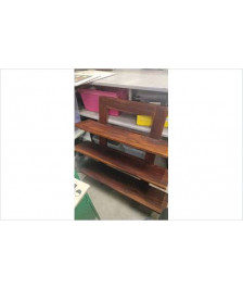 ETAGERE A FIXER BOIS EXOTIQUE 