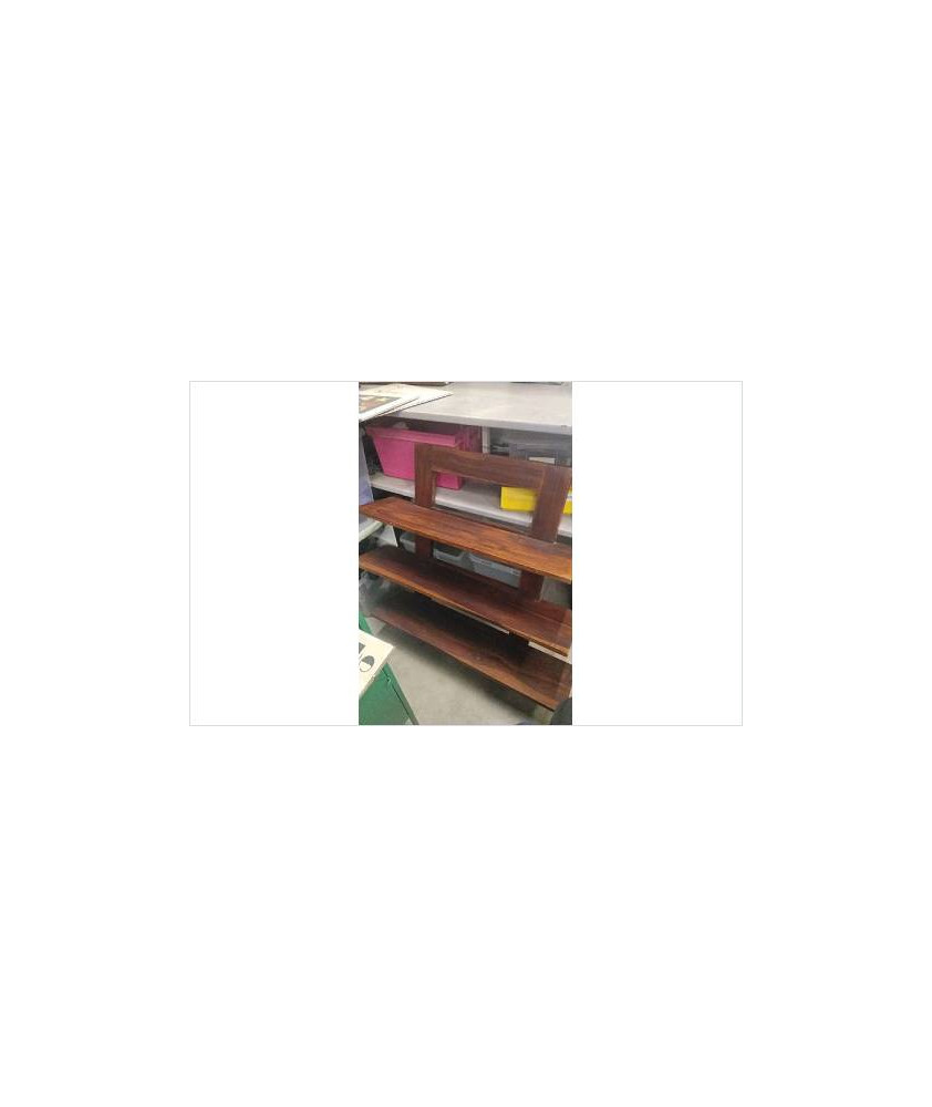 ETAGERE A FIXER BOIS EXOTIQUE 