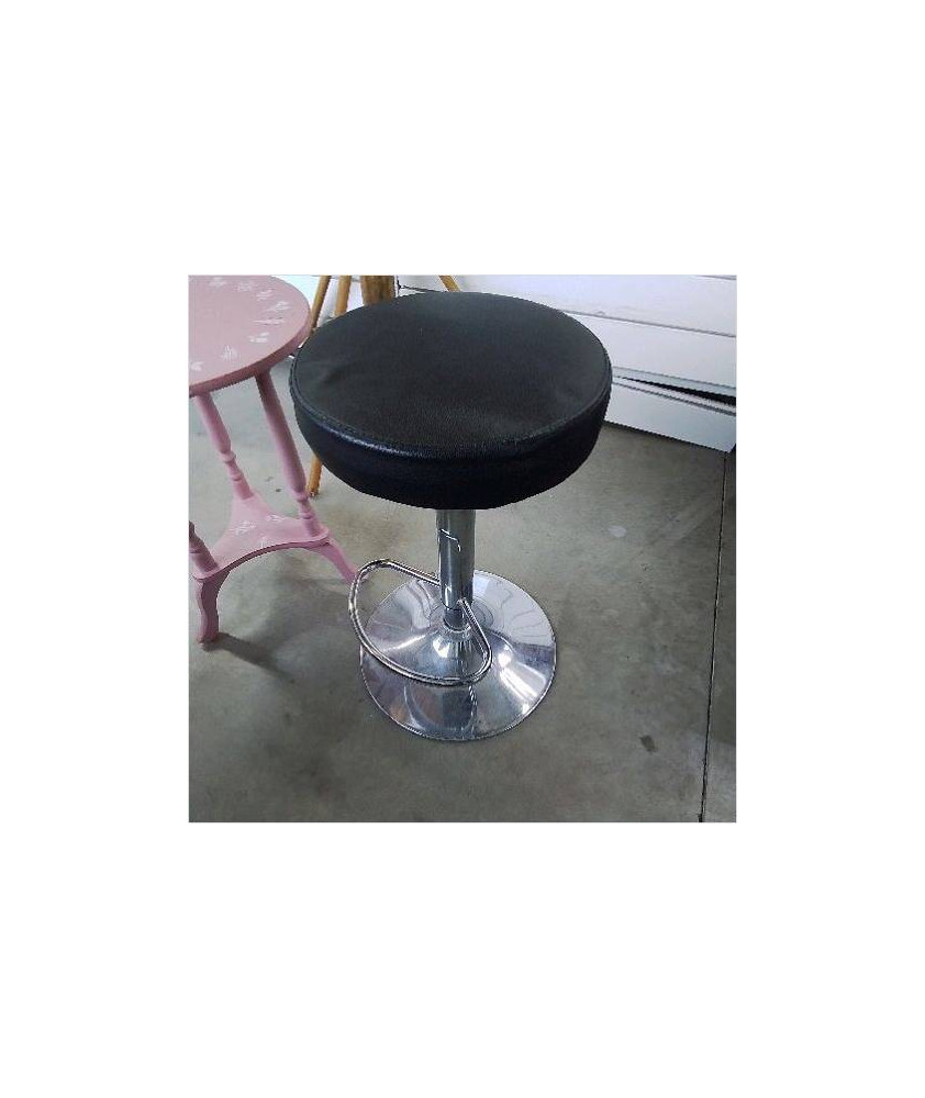 TABOURET HAUT NOIR