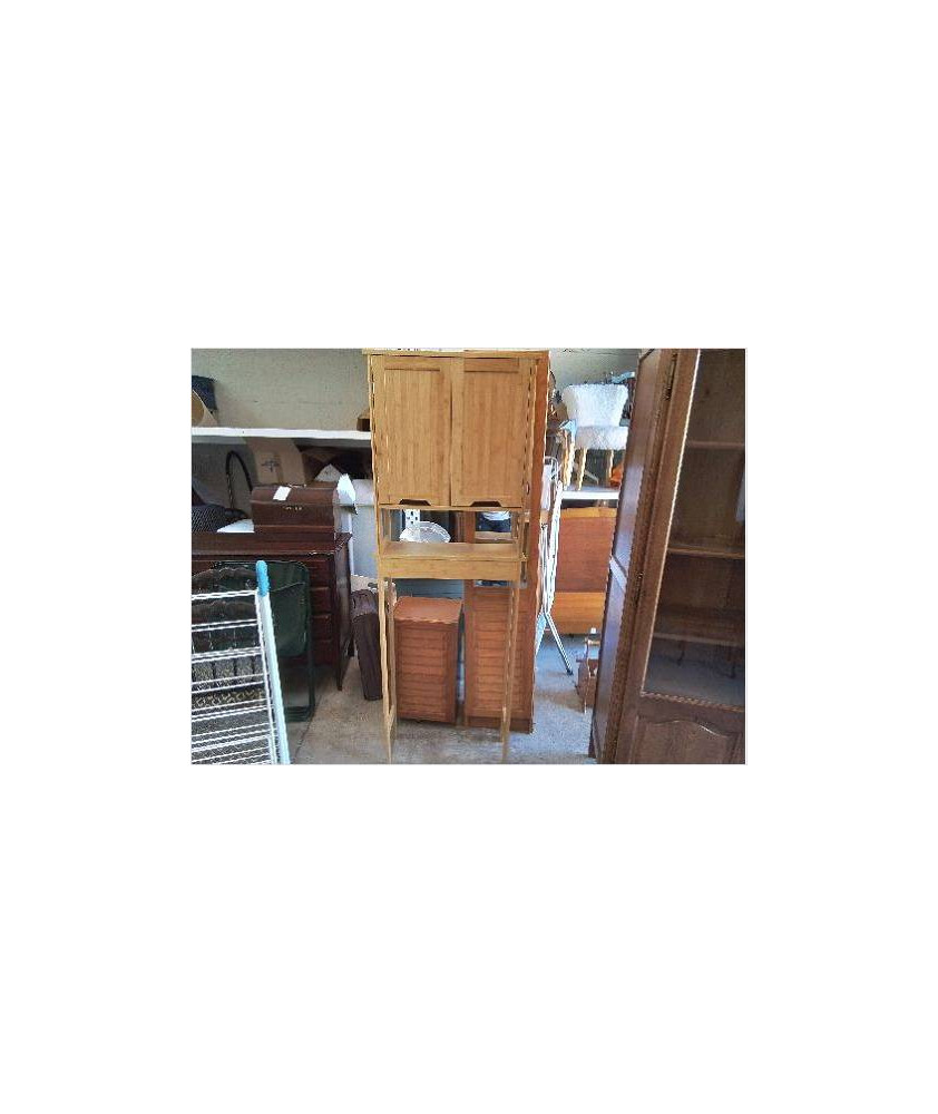 MEUBLE DE SALLE DE BAIN BAMBOU 