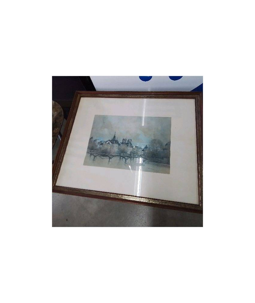 GRAVURE SIGNÉE VERGNE